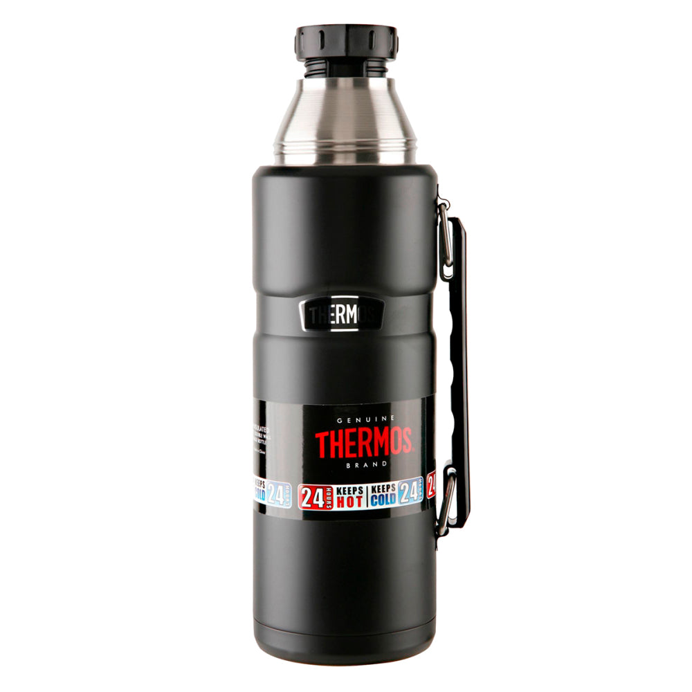 Termo Liquido King 1.2L Acero inoxidable Negro