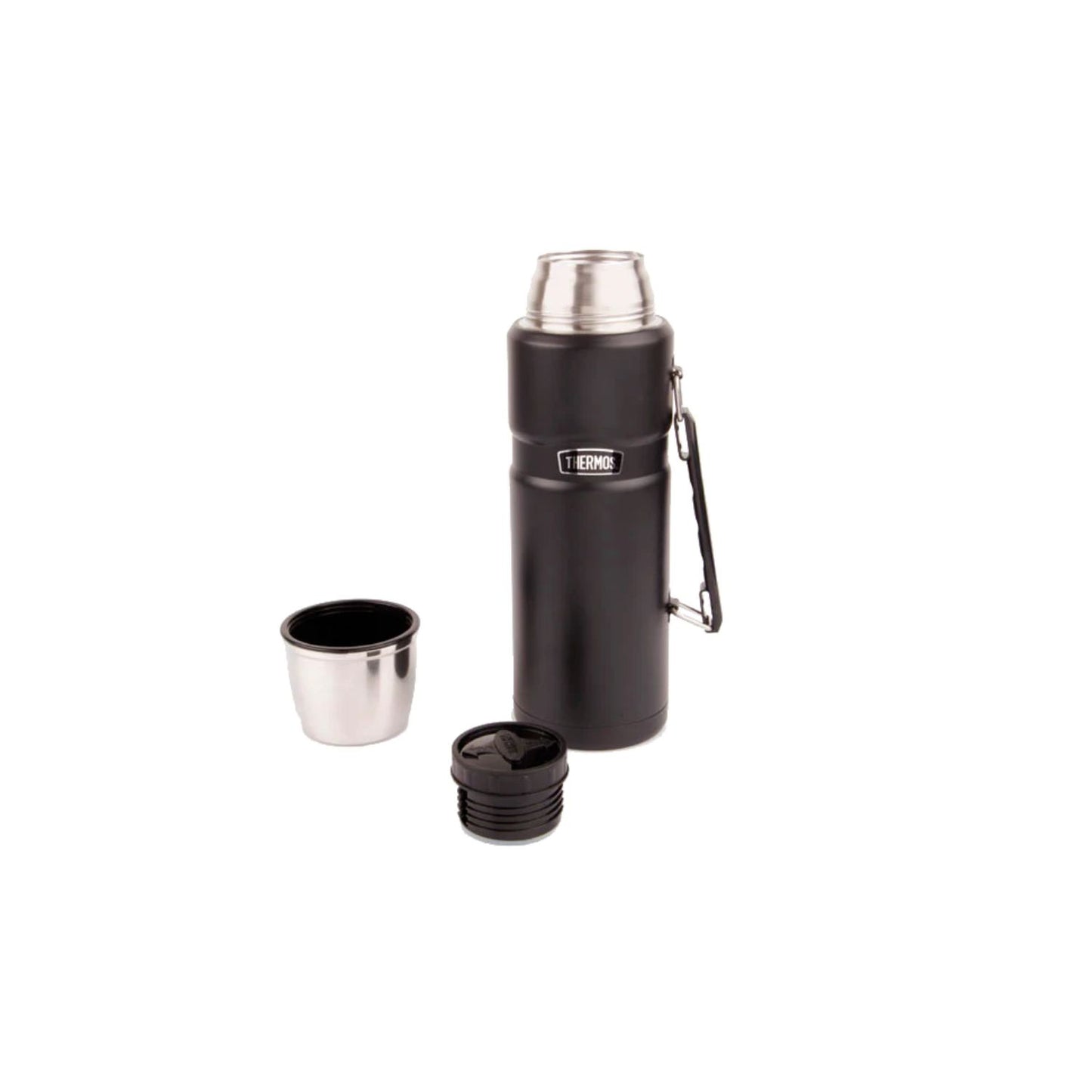 Termo Liquido King 1.2L Acero inoxidable Negro