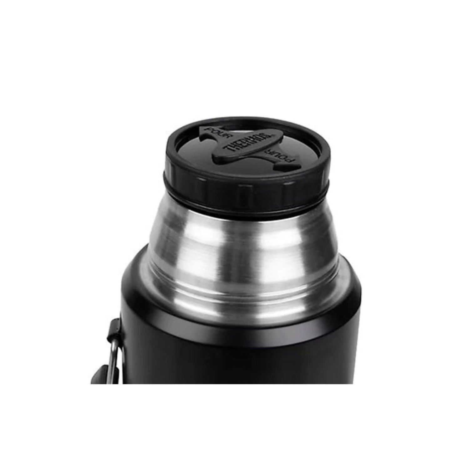 Termo Liquido King 1.2L Acero inoxidable Negro