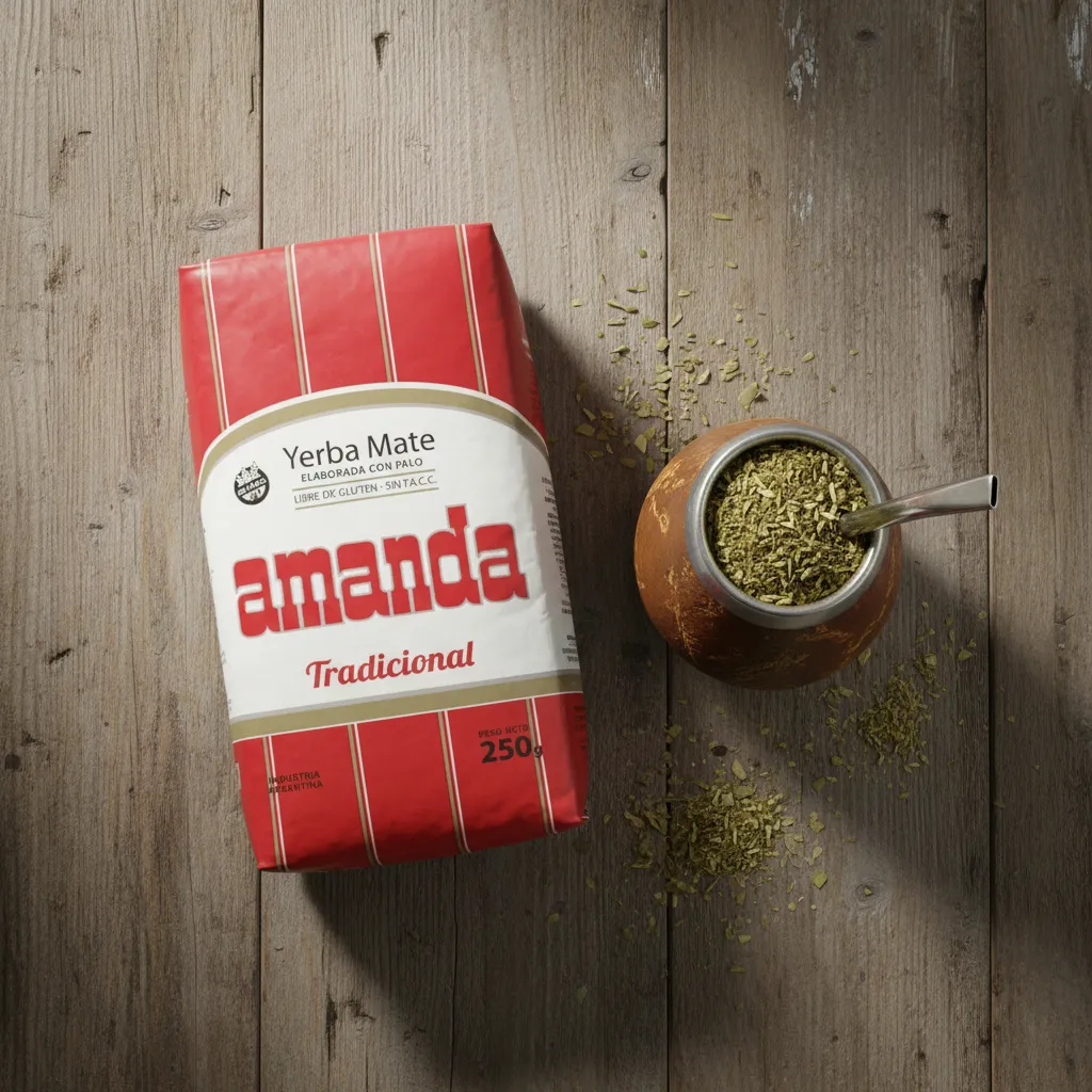Pack 5 Yerba Mate Amanda Tradicional 250gr