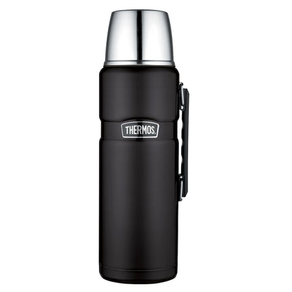 Termo Liquido Thermos King 2.0L Acero inoxidable Negro