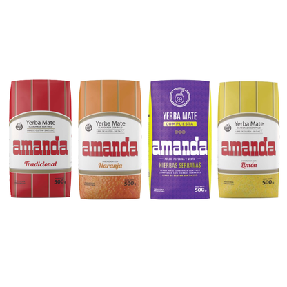 Pack Mixto Yerba Mate 500g Tradicional + Sabores