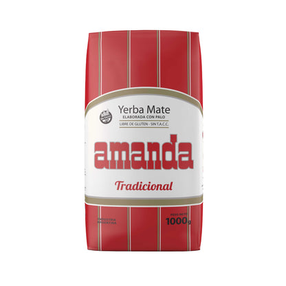 Yerba Mate tradicional en formato conveniente de 1kg. Elaborada orgánicamente en argentina, sin gluten, sin taac. Aprovecha los beneficios que te entrega la Ilex Paraguariensis.