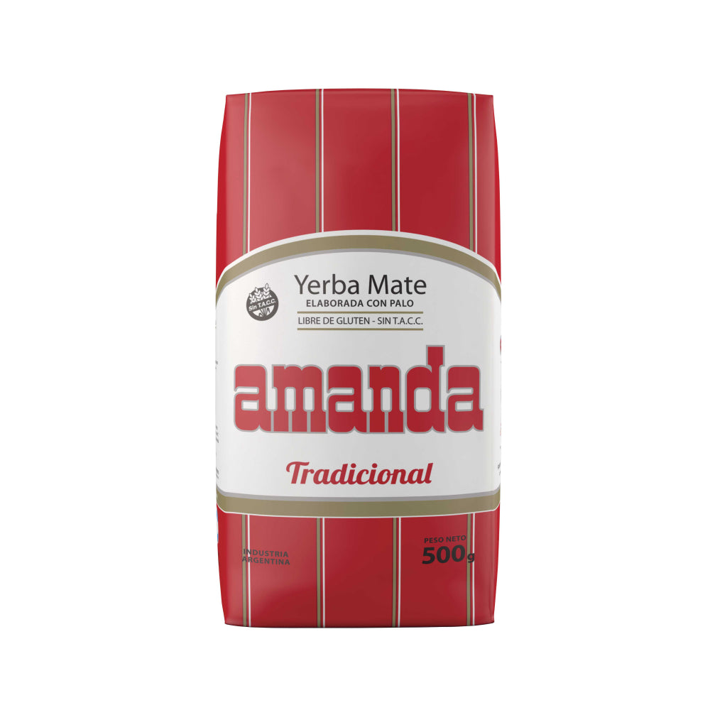 Yerba Mate tradicional en formato de 500g. Elaborada orgánicamente en argentina, sin gluten, sin taac. Aprovecha los beneficios que te entrega la Ilex Paraguariensis.