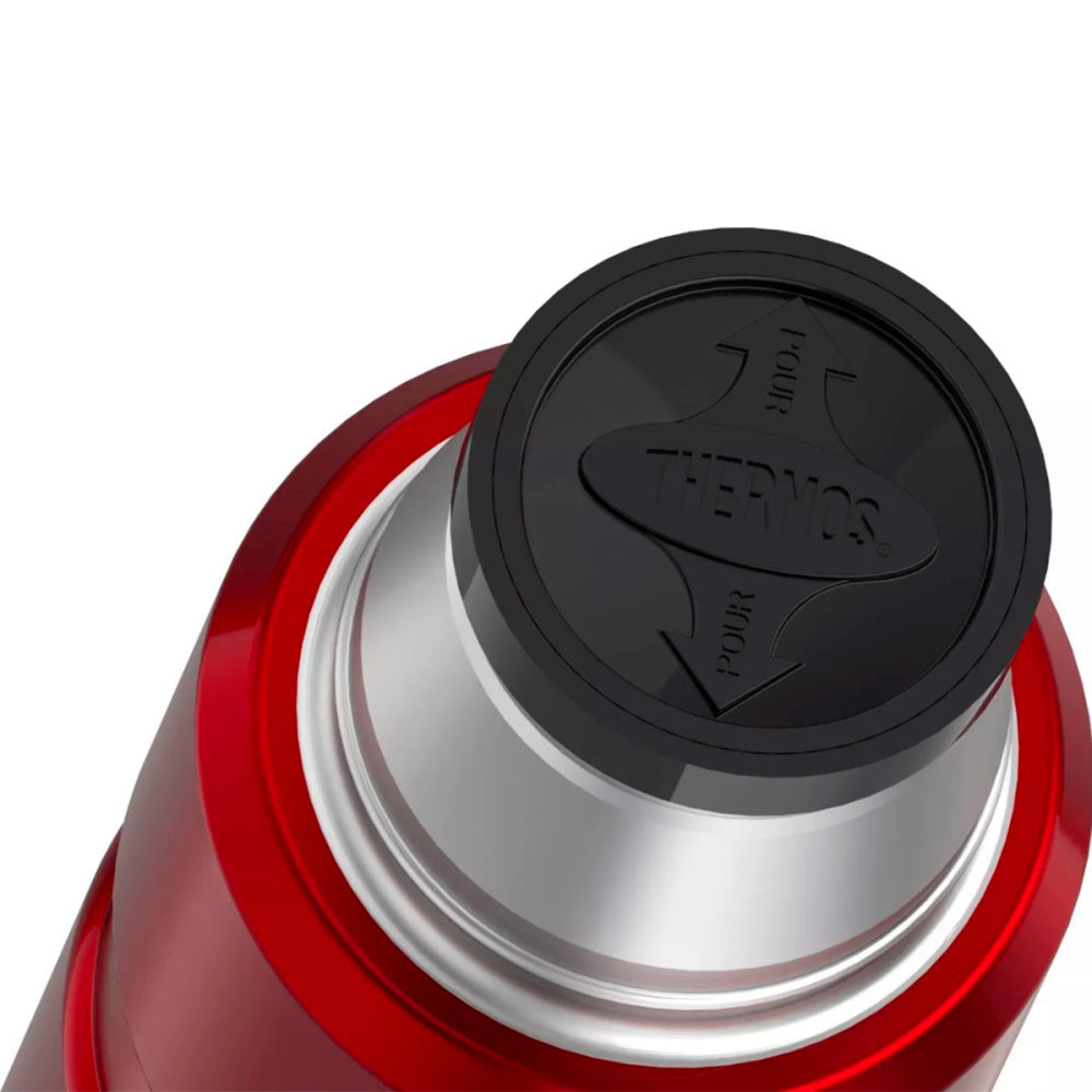 Termo Liquido King 470ml Acero inoxidable color rojo
